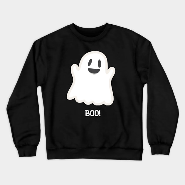 SCARY BOO GHOST Crewneck Sweatshirt by myboydoesballet